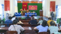 Tổ Đại biểu HĐND tỉnh đơn vị huyện An Lão tiếp xúc cử tri sau kỳ họp thứ 11