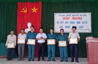 Xã An Tân sơ kết 10 năm xây dựng nền quốc phòng toàn dân giai đoạn 2009-2019