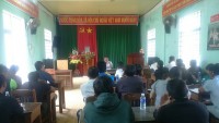 Xã An Trung tổ chức đối thoại các chính sách giảm nghèo với người dân và cán bộ làm công tác giảm nghèo cấp Xã, Thôn  năm 2019