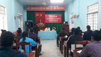 Đại biểu HĐND tỉnh khóa XIII tiếp xúc cử tri xã An Trung