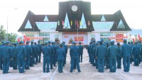 Ban CHQS huyện An Lão khai mạc hội thao Trung đội dân quân cơ động cấp xã năm 2022
