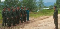 BCH quân sự huyện An Lão tổ chức diễn tập phương án tìm kiếm cứu nạn, cứu hộ năm 2022