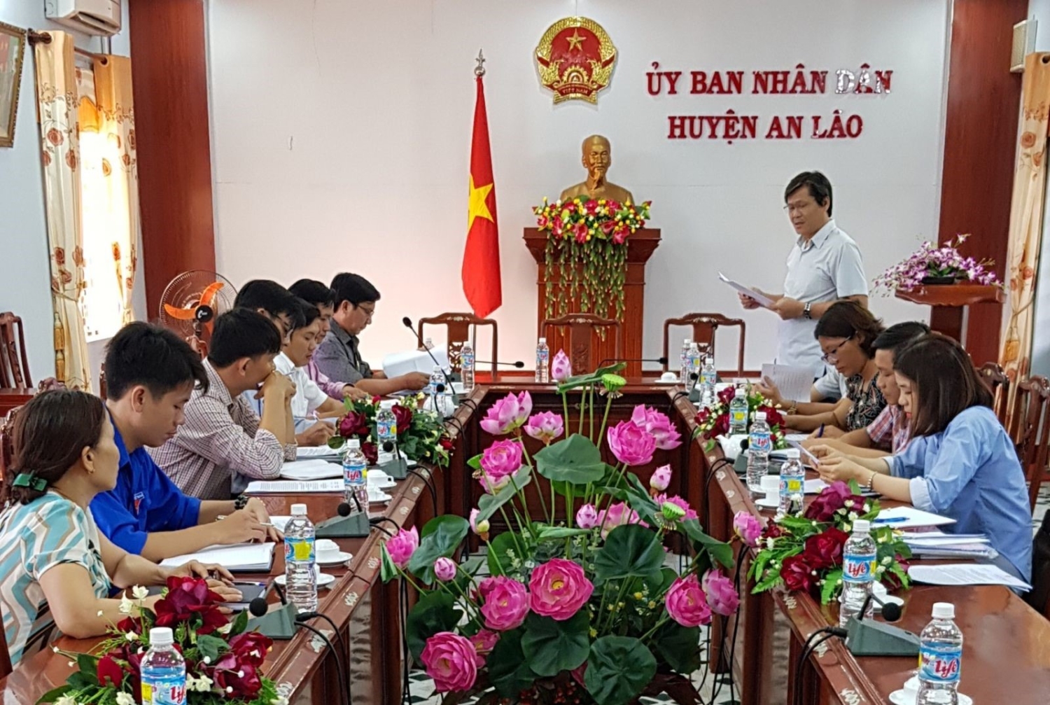 Kiểm tra công tác xây dựng, ban hành và kiểm tra, xử lý, rà soát, hệ thống hóa văn bản QPPL tại huyện An Lão