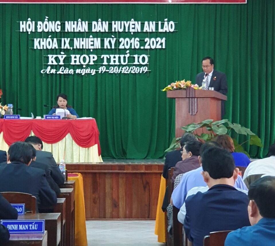 An Lão, Khai mạc kỳ họp thứ 10, HĐND huyện khóa IX, nhiệm kỳ 2016 – 2021