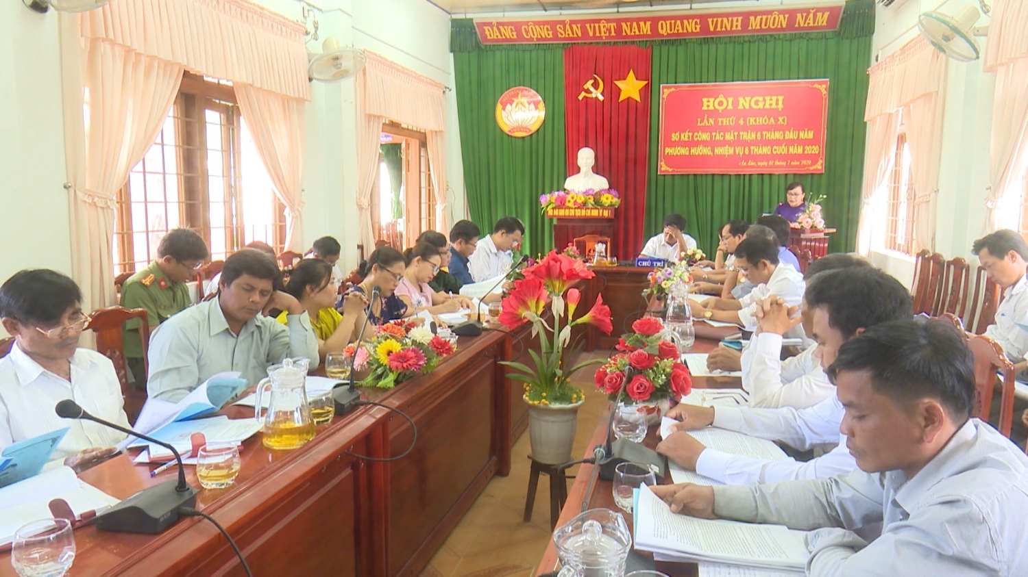 Ủy ban MTTQ Việt Nam huyện An Lão Hội nghị lần thứ 4 (Khóa X) sơ kết 6 tháng đầu năm 2020