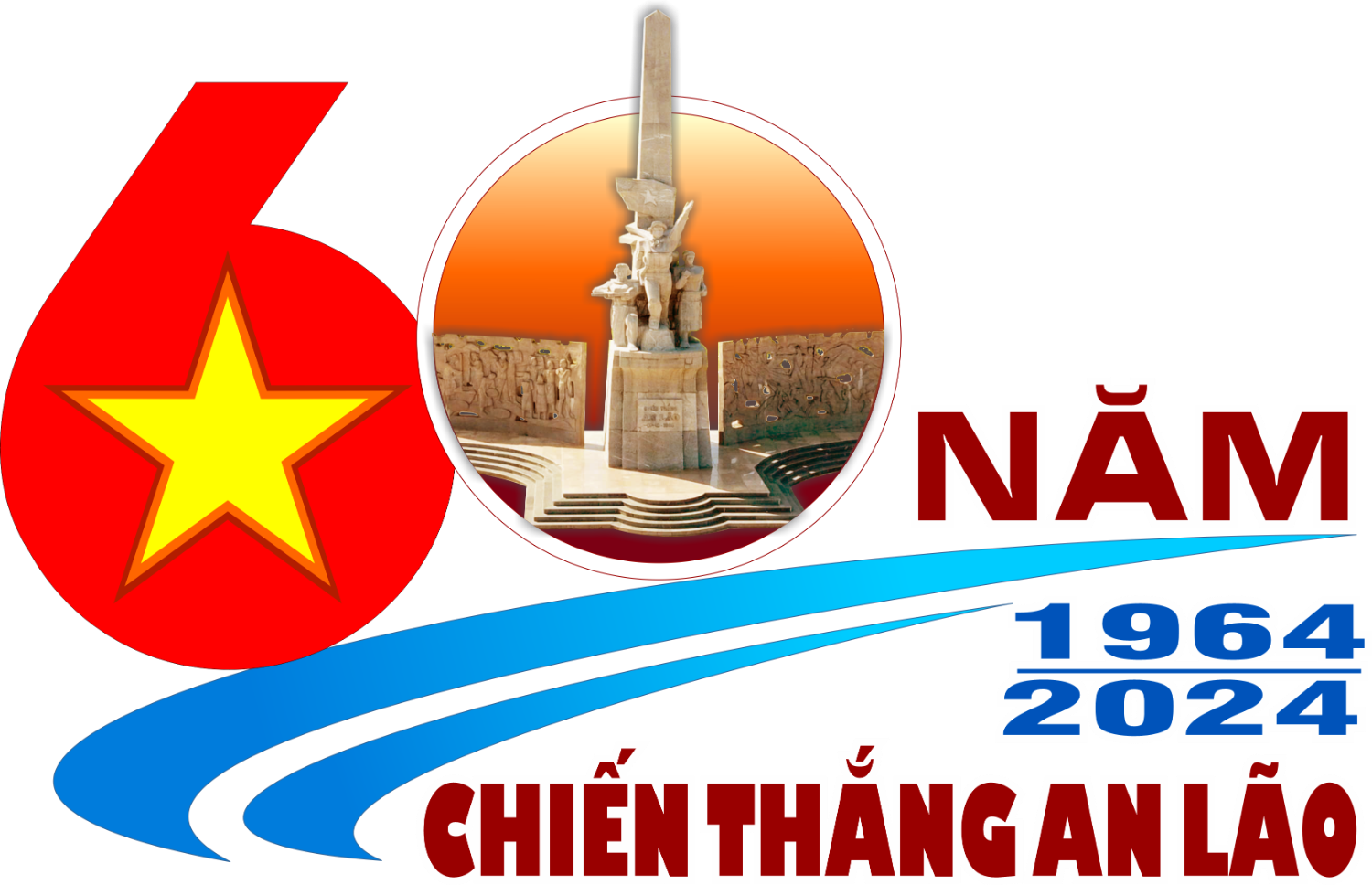 LOGO NHAN DIEN 60 NĂM ANH LAO